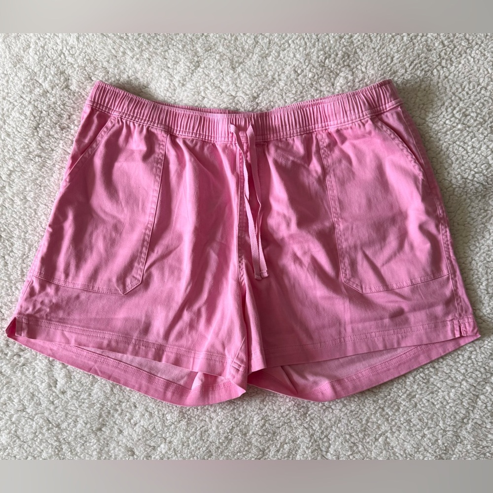Buffalo David Bitton Women’s Pink Shorts with Pockets Size Large / XL